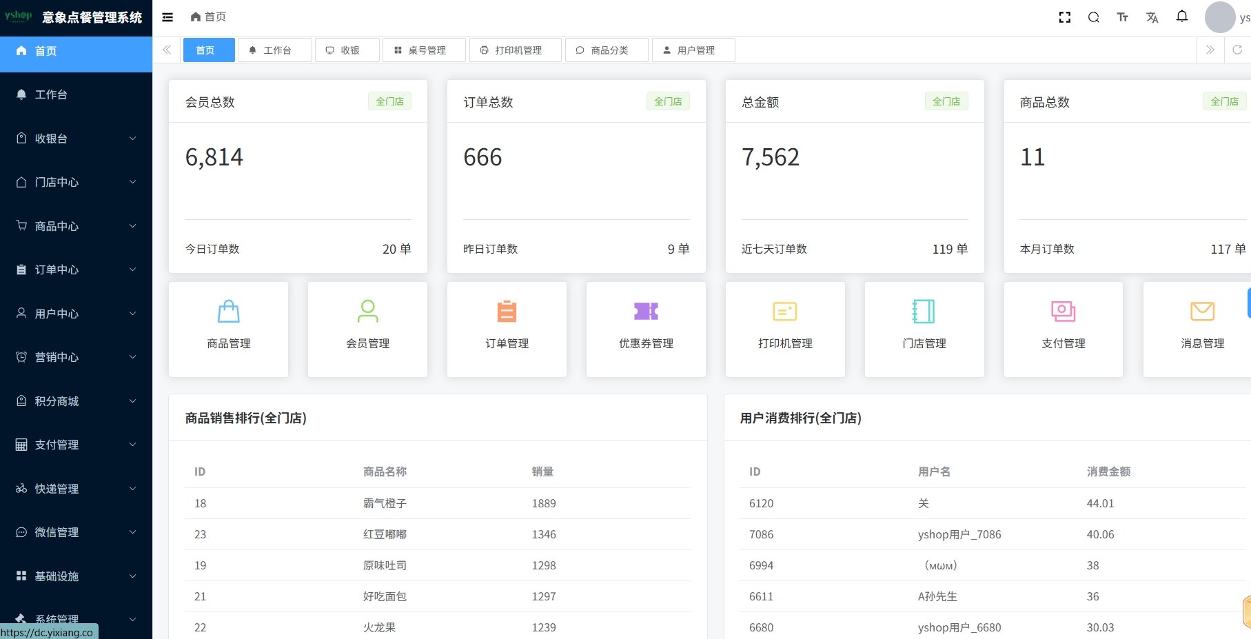 图片[2]-扫码点餐小程序 意象桌面扫码点餐小程序系统_开源