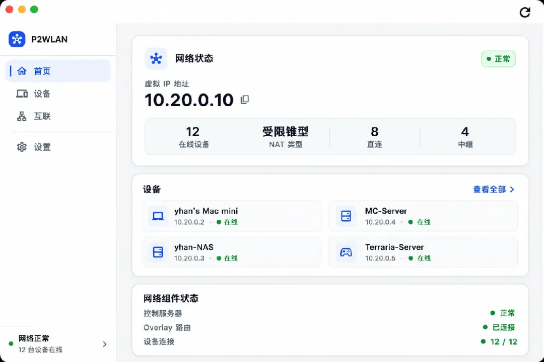图片[3]-P2WLAN 是什么？开源异地虚拟局域网完整指南：P2P 直连、加密中继与自建组网-宝藏郎资源网